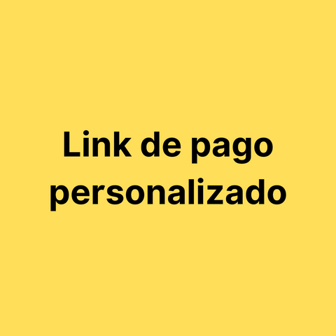 Link de pago personalizado